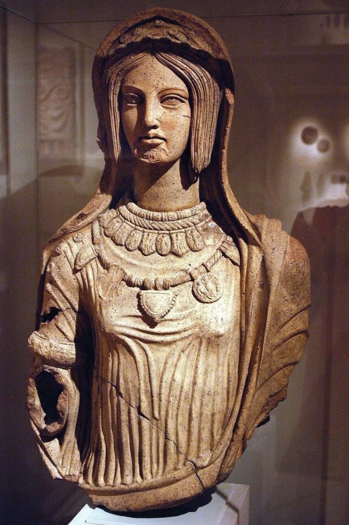 Etruscan terracotta figure